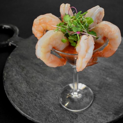 A simple, yet delicious classic. Our Jumbo Shrimp Cocktail is served with a house-made tomato jam, horseradish, & lemon.

#shrimpcocktail #shrimp #eeeeeats #foodphotography #mplsfoodie #eatertwincities #bestfoodtwincities #yelpmsp