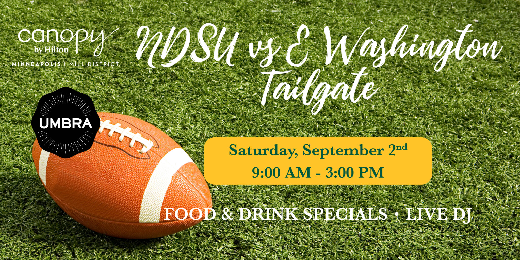 Umbra  NDSU vs E Washington Football Tailgate